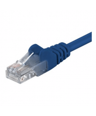 UTP-kabel - 1 meter CAT5e straight Blauw