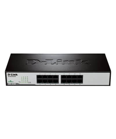 D-Link 16-poorts 10/100 Rackmountable Switch