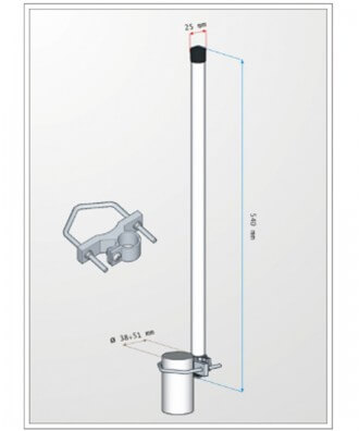 Horizon 12 dBi 2,4 GHz WiFi Omni Outdoor antenne