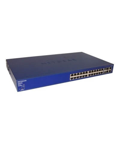 Netgear 24-poorts (24x PoE) 10/100 Rackmountable Switch